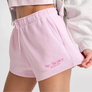 NWT New Balance Women's Pink Fleece Shorts - Various Sizes